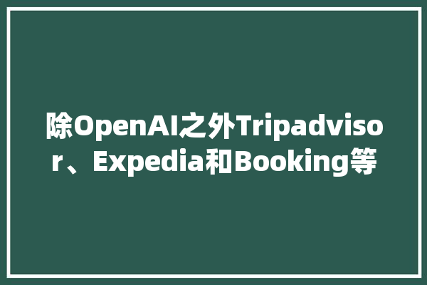 除OpenAI之外Tripadvisor、Expedia和Booking等推出AI旅游功能_人工智能_模子 计算机