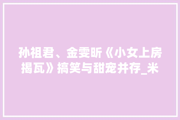 孙祖君、金雯昕《小女上房揭瓦》搞笑与甜宠并存_米酒_艺文
